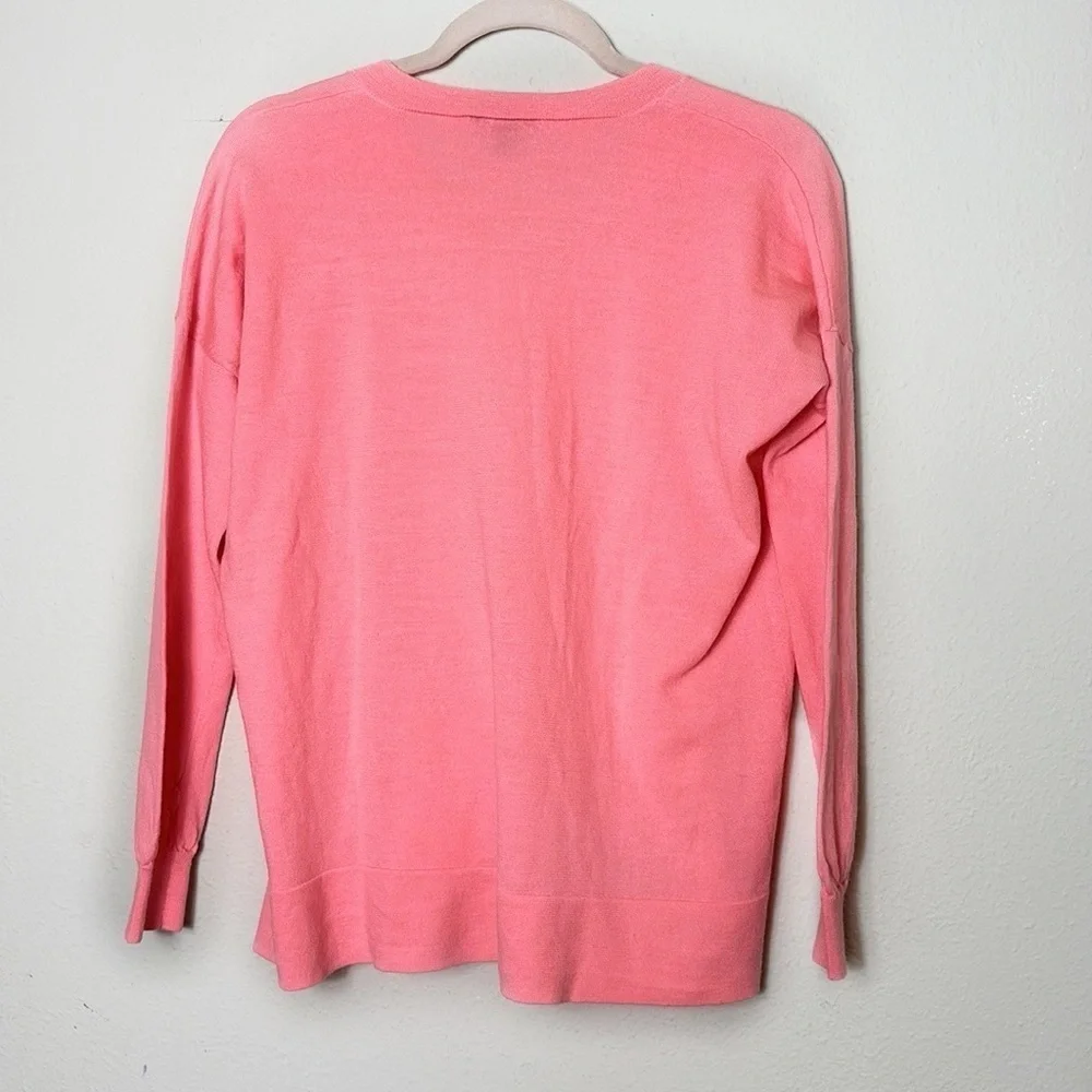 J. Crew 100% Merino Wool V-Neck Lightweight Pullover Sweater size XS